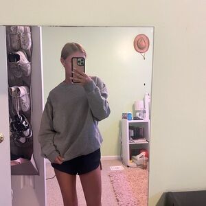 fruit of the loom medium gray crewneck